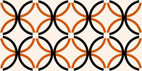 Fototapeta premium Seamless abstract geometric pattern. Vector Illustration.