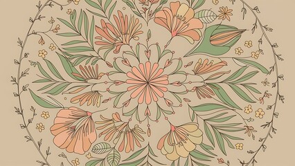 Obraz premium floral background