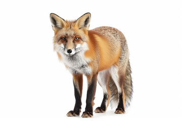 Fototapeta premium Fox isolated on white background