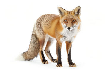 Fototapeta premium Fox isolated on white background