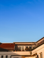 Blue Sky over Berlin Building
