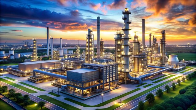 PTTGC's New Construction: A Symbol of Innovation and Growth in Rayong, Thailand  Generative AI