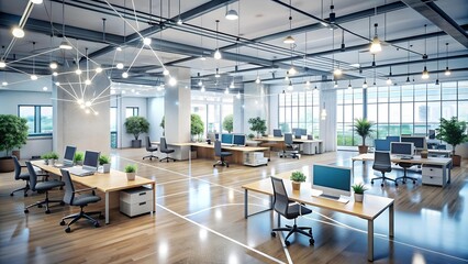 Beyond Boundaries: A Generative AI-Designed Open Floor Plan Encouraging Collaboration and Communication  Generative AI