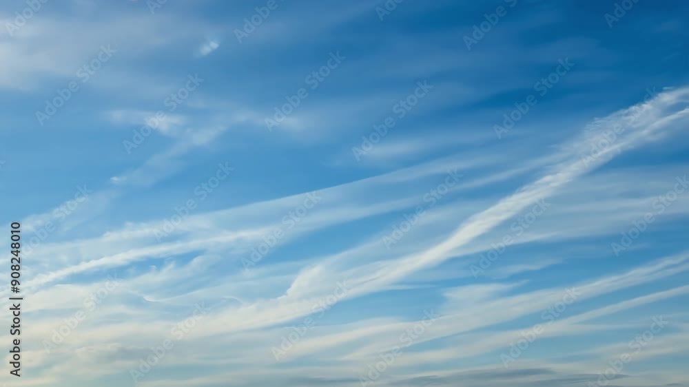 Poster with their feathery edges and graceful presence soft cirrus clouds add a touch of elegance to the sk