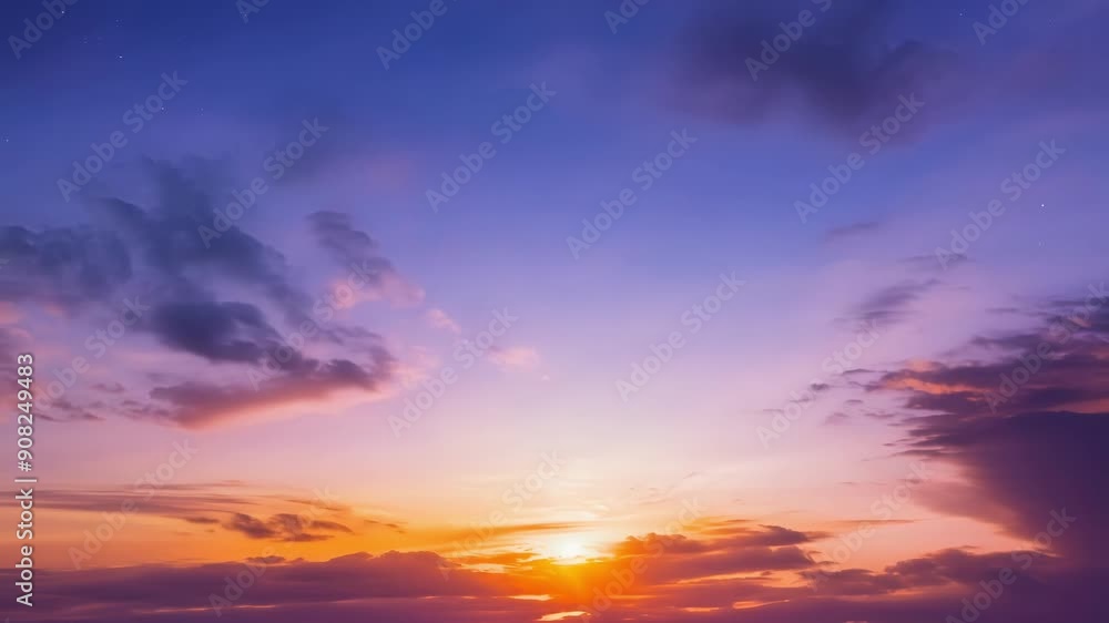Poster as the day comes to an end the fading light softly dances across the clouds creating a peaceful ambi