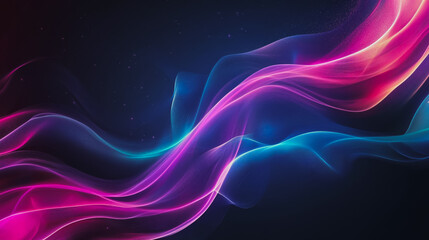 Fototapeta premium Abstract digital background electromagnetic wave background Innovation digital wave background information technology background The background is the background. gradient wave digital wave banner 