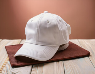 Stylish Baseball Cap , Isolated on Dark Background - Trendy Casual Headwear - Perfect for Apparel Stores, Fashion Marketing