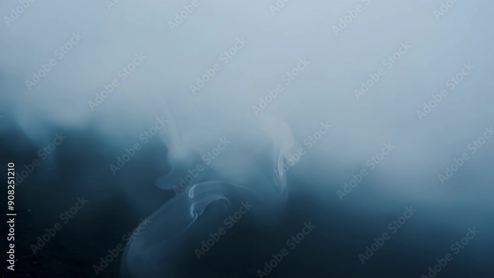 Poster the dense fog seems to be alive slithering and creeping along the ground as if it has a mind of its 