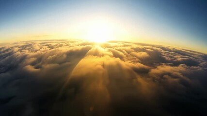 Witnessing the majestic sunrise from above its hard not to feel a sense of gratitude and appreciation for the breathtaking beauty of our planet.