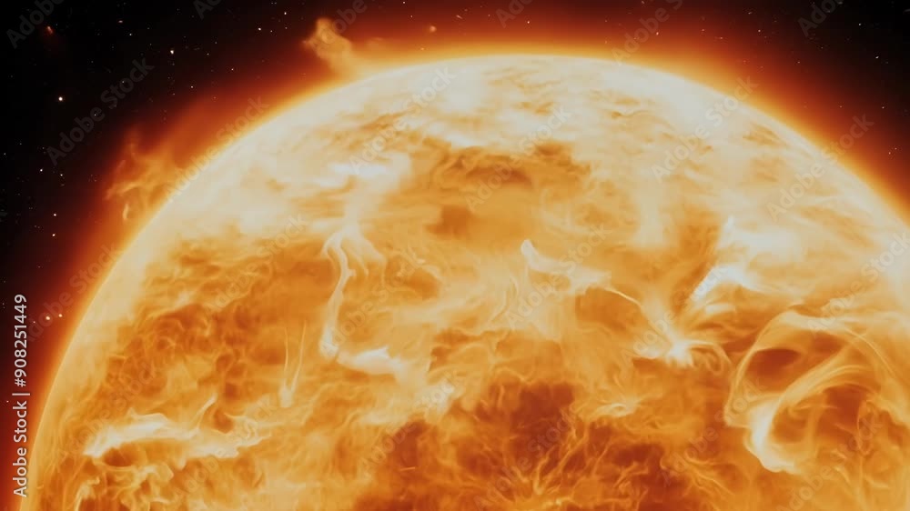 Poster a closeup shot of the eclipsed suns corona revealing intricate details and patterns within its fiery