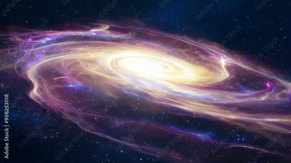 Poster a sprawling irregular galaxy is revealed its intricate patterns and bright stars a testament to the 