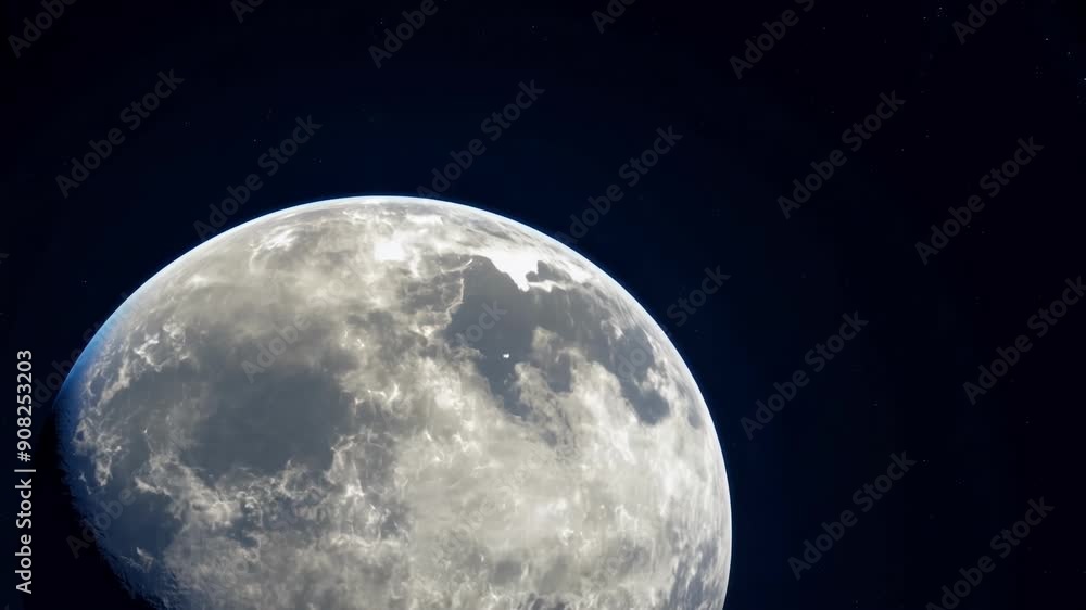 Poster the sharp contrast between the brilliant white of the moon and the deep black of earths shadow as it