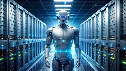 The Data Weaver: A Robot Intertwined with the Fabric of Information  generative AI