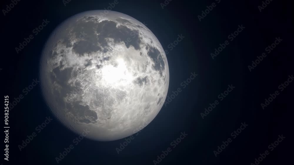 Poster the moon gradually emerging from the earths shadow a brilliant burst of light signaling the end of t
