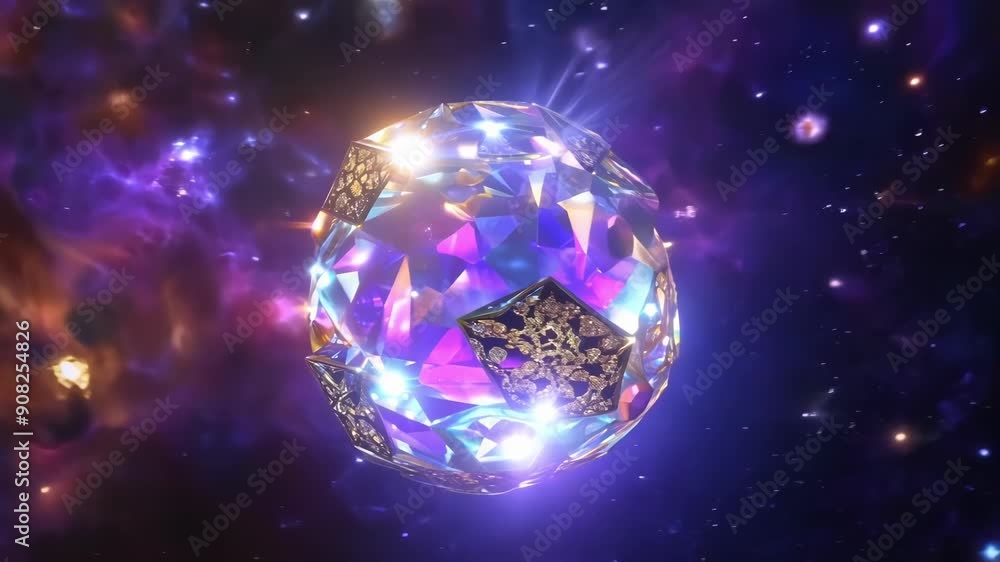 Poster floating a shimmering cosmic jewels each one a unique entity within the magnificent expanse of the c