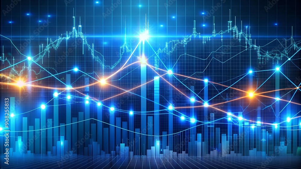 Poster the grid's pulse: visualizing energy demand and supply fluctuations ai generated