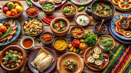 A Feast for the Senses: Celebrating the Culinary Traditions of a Latina Gathering  AI Generated