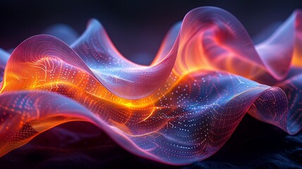 Fototapeta premium Abstract Waveform 1