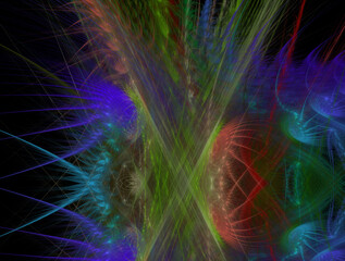 Imaginatory fractal abstract background Image