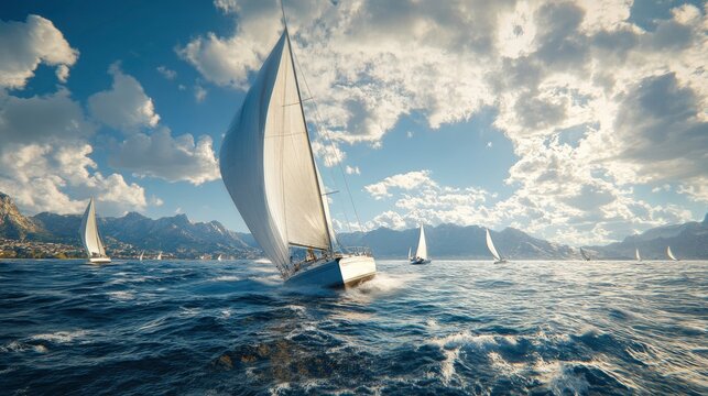 Sailing Navigating, racing, and handling sailboats