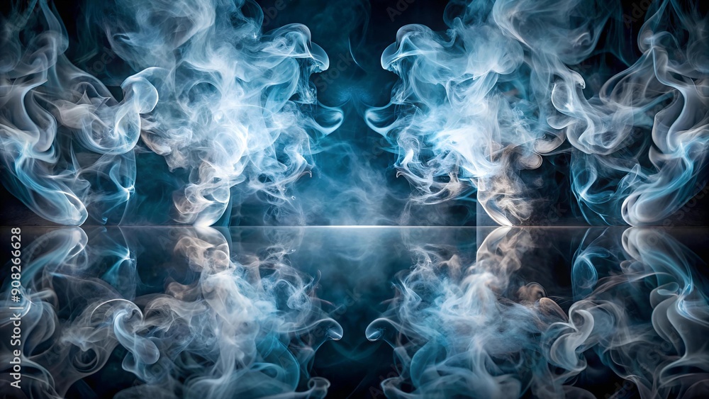 Poster smoke and mirrors: a surreal overlay for art projects generative ai