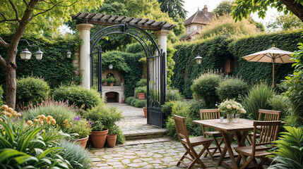 Obraz premium gazebo in the park