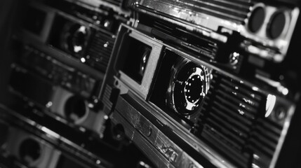 A collection of vintage radios