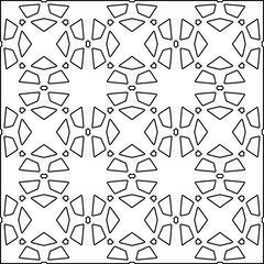  Monochrome ornamental texture with smooth linear shapes, zigzag lines, lace pattern.Abstract black  pattern for web page, textures, card, poster, fabric, textile. White background.