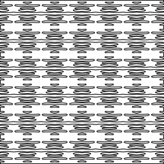  Monochrome ornamental texture with smooth linear shapes, zigzag lines, lace pattern.Abstract black  pattern for web page, textures, card, poster, fabric, textile. White background.
