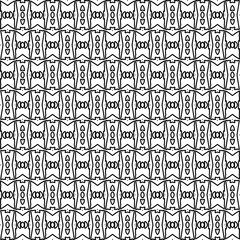  Monochrome ornamental texture with smooth linear shapes, zigzag lines, lace pattern.Abstract black  pattern for web page, textures, card, poster, fabric, textile. White background.