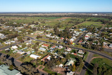 The central western New South Wales town of  Gulargambone.