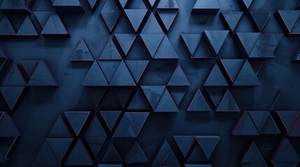 A blue wall covered in stacked cubes