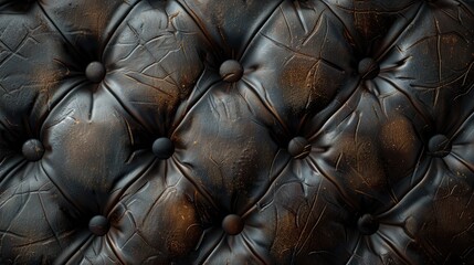 Naklejka premium Dark leather exterior