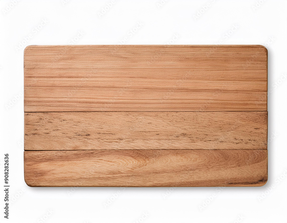 Poster empty rustic wood board texture isolated on white background with copy space for design or work. cli