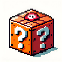 Brick Block Pixel Art