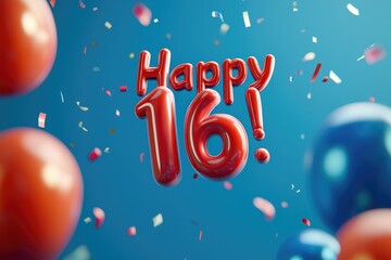 Sweet sixteen: text happy 16 years, the milestone birthday with joy and festivity, the transition from childhood to young adulthood with cherished memories, family, and friends