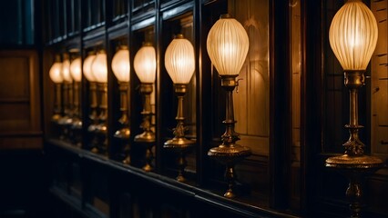 Obraz premium Designer bulb elevating room aesthetics