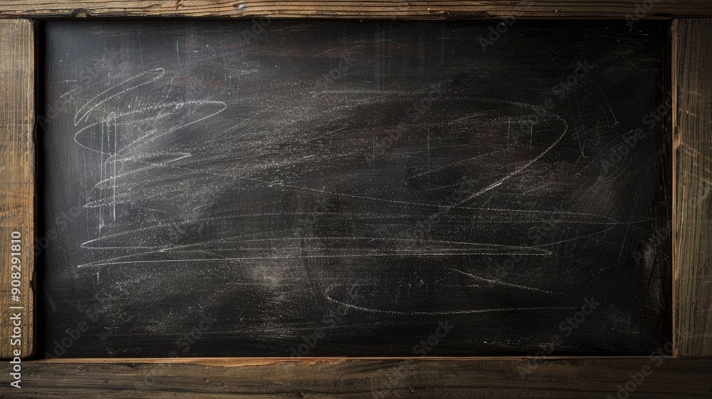 Aufkleber blackboard for custom text insertion