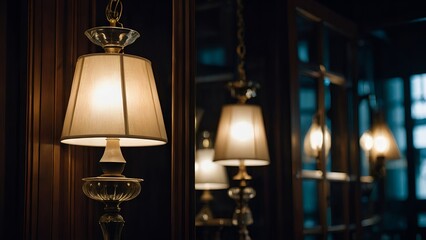 Elegant light fixture with a chic bulb