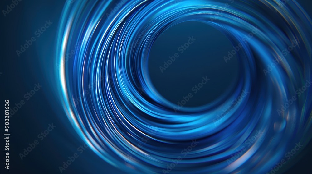 Aufkleber dynamic energy vortex with light trails - abstract background with copy space for design concepts