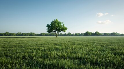 Fototapeta premium Conservation of a Vibrant Savannah: Exploring Grassland Textures and Preservation Theories