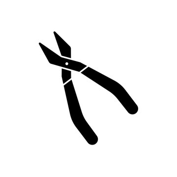 recommend clip art: pliers concept line icon. Simple element illustration. pliers concept outline symbol design.