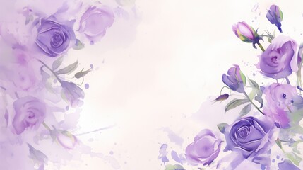 Free watercolor Rose blossom drawing white background