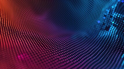 Obraz premium Techno Glitch Art: Abstract LED Screen Texture with Vibrant Colors and Dynamic Patterns