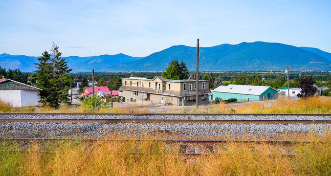 Creston in the Kootenay region of British Columbia, Canada