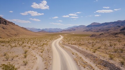 Fototapeta premium Winding Desert Road 1