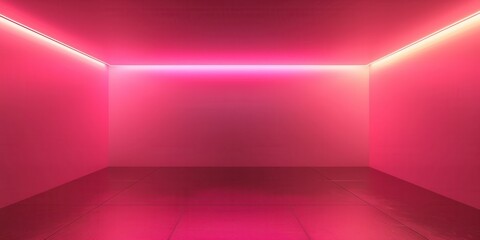 Soft Glowing Pink Background. Minimalistic Beauty concept