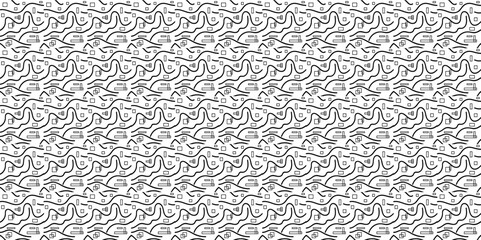 Seamless pattern with geometric minimalistic texture background, vector background with simple repeat modern design template, creative abstract style drawing background for trendy vector background.