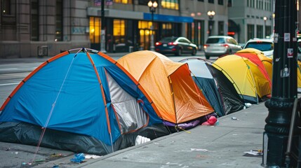 Urban Homeless Encampment 3