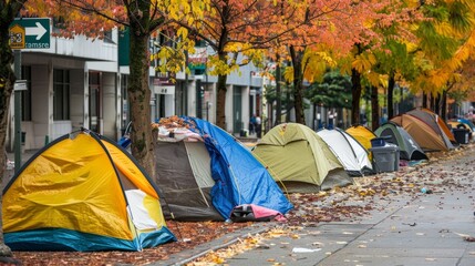 Urban Homeless Encampment 8